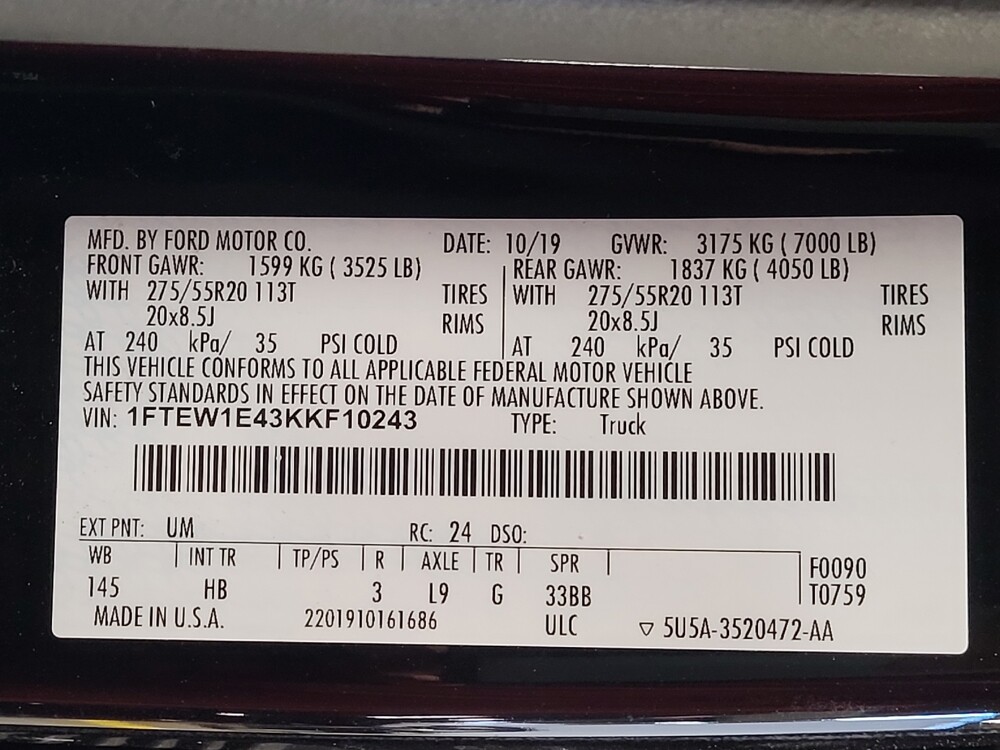 2019 Ford F150 in Savannah, GA 31419 - 18132144 33