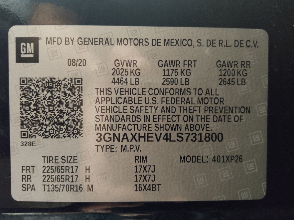 2020 Chevrolet Equinox in Savannah, GA 31419 - 18132153 33