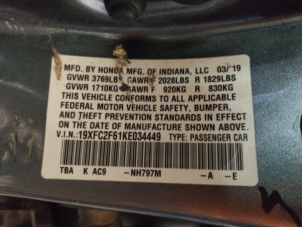 2019 Honda Civic in Greenville, SC 29607 - 18132218 33