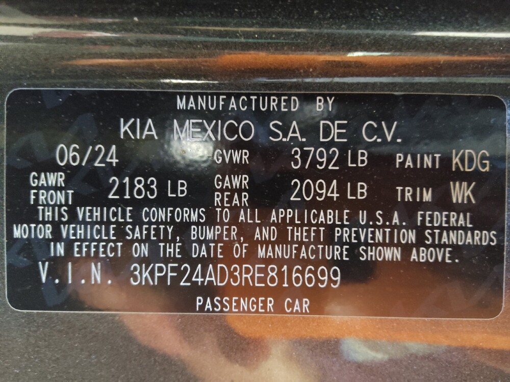 2024 Kia Forte in Greenville, SC 29607 - 18132232 33