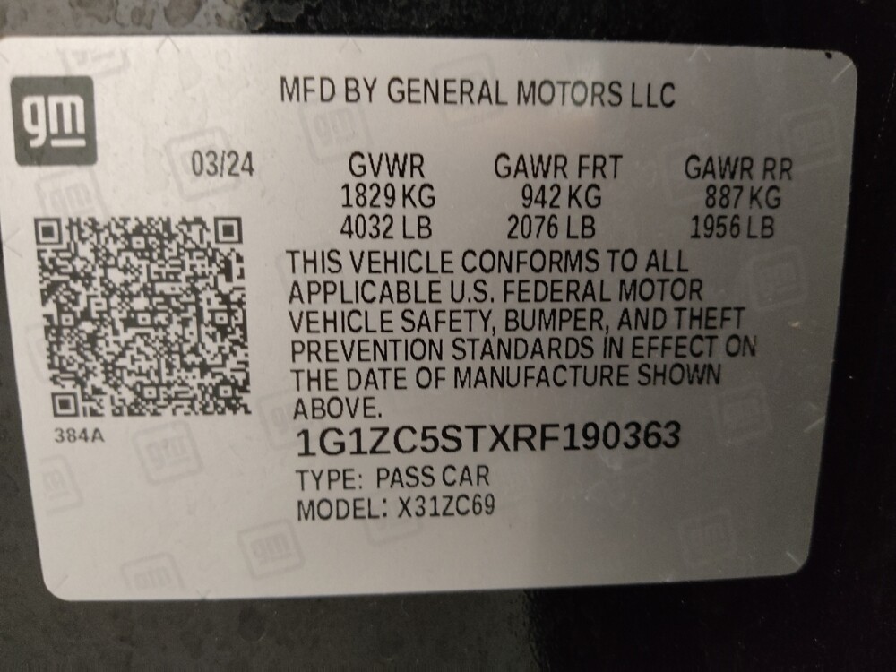 2024 Chevrolet Malibu in Lakewood, CO 80215 - 18132255 33