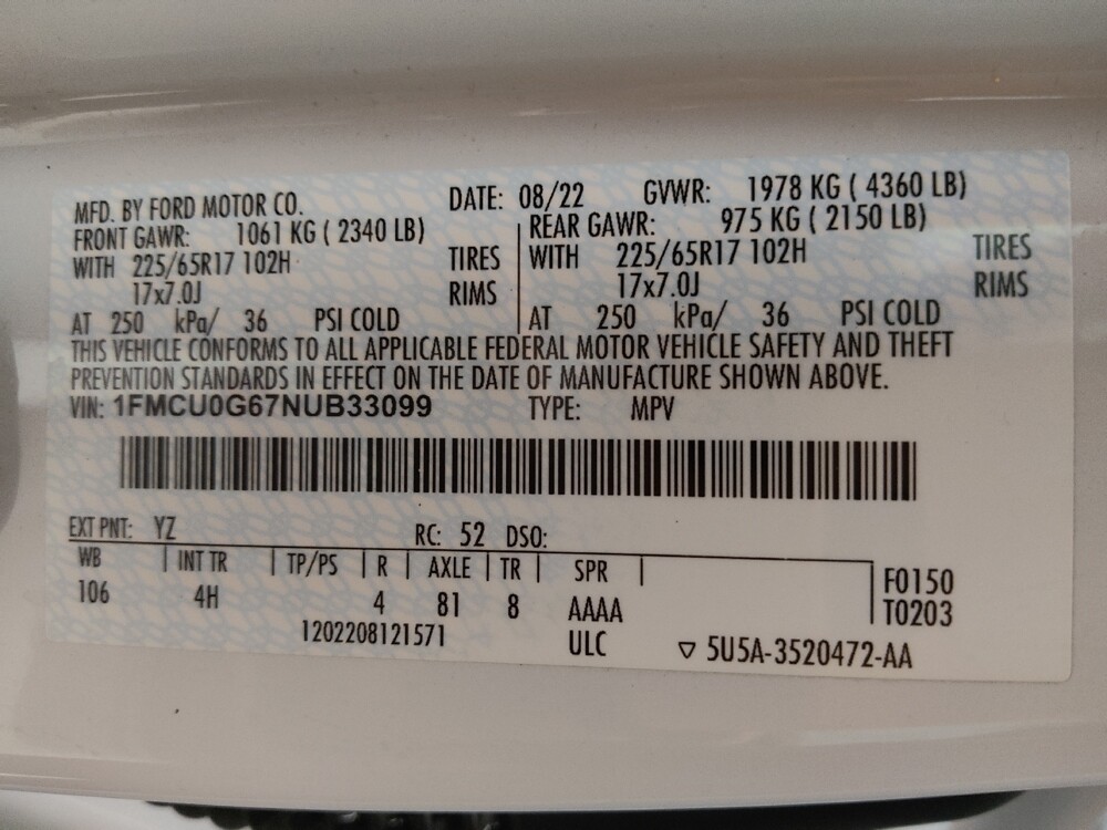 2022 Ford Escape in Albuquerque, NM 87123 - 18132264 33