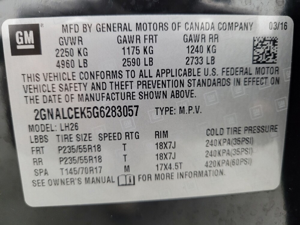 2016 Chevrolet Equinox in Madison, TN 37115 - 18132278 33