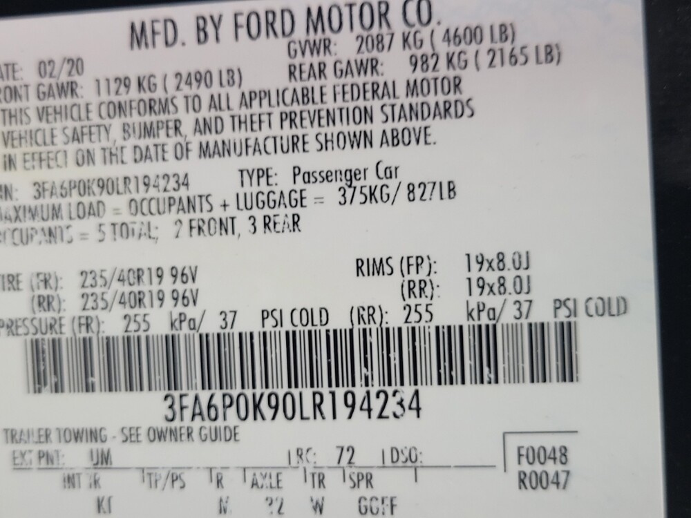 2020 Ford Fusion in Memphis, TN 38115 - 18132282 33