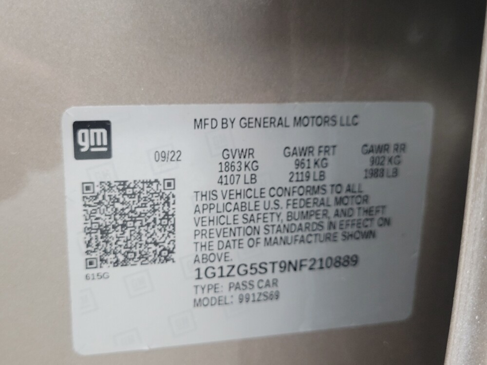 2022 Chevrolet Malibu in Memphis, TN 38115 - 18132284 33