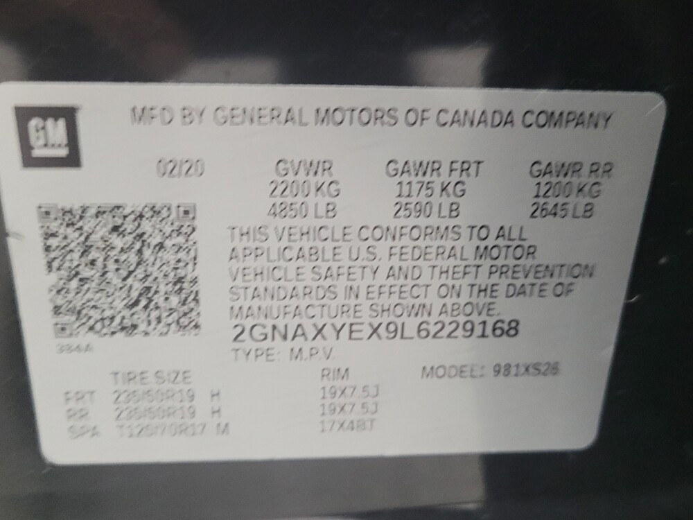 2020 Chevrolet Equinox in Memphis, TN 38128 - 18132288 33