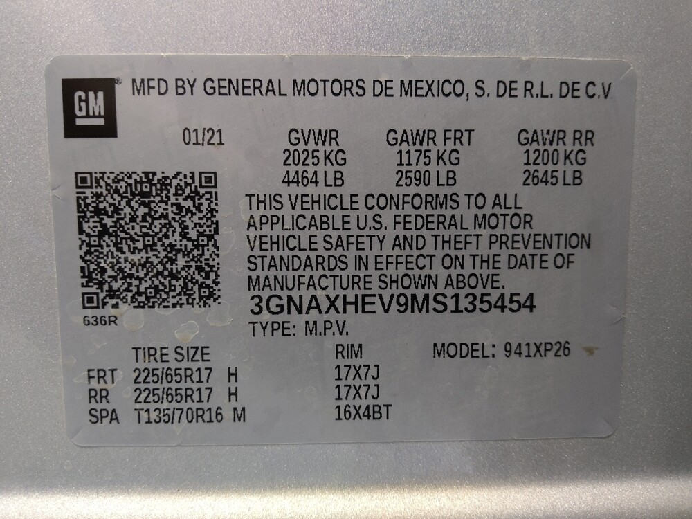 2021 Chevrolet Equinox in San Antonio, TX 78238 - 18132329 33