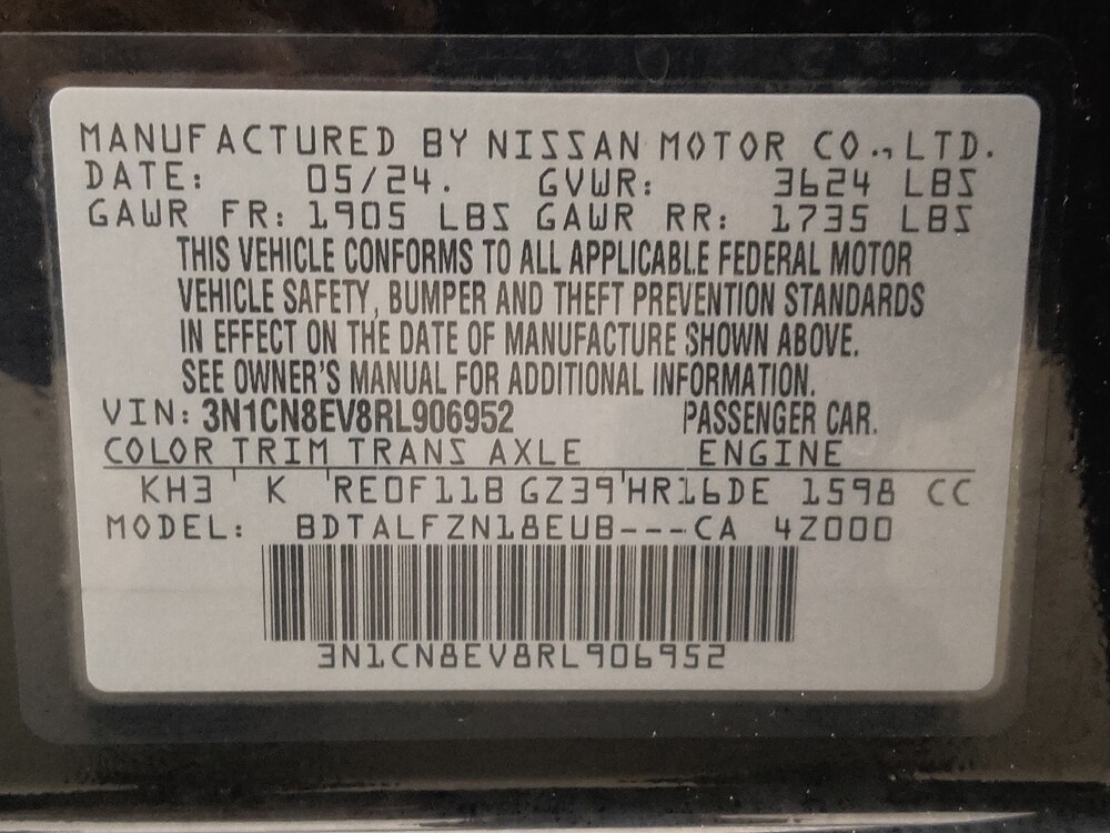 2024 Nissan Versa in Houston, TX 77034 - 18132346 33