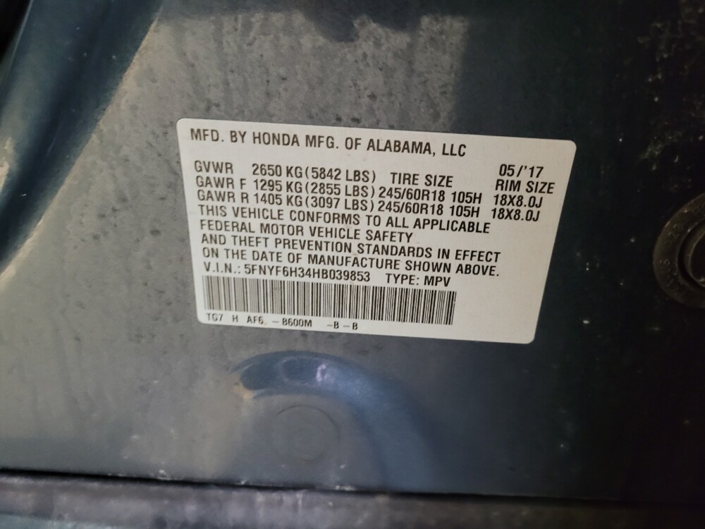 2017 Honda Pilot in Columbus, OH 43228 - 18132353 33