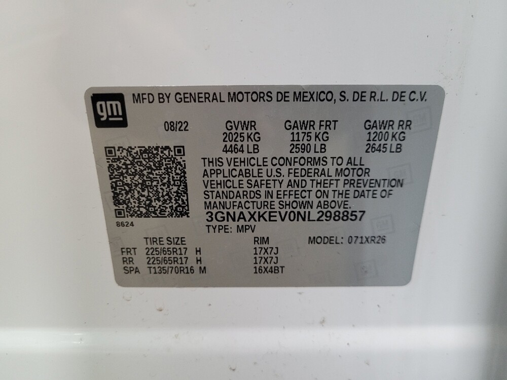 2022 Chevrolet Equinox in Woodbridge, VA 22191 - 18132407 33