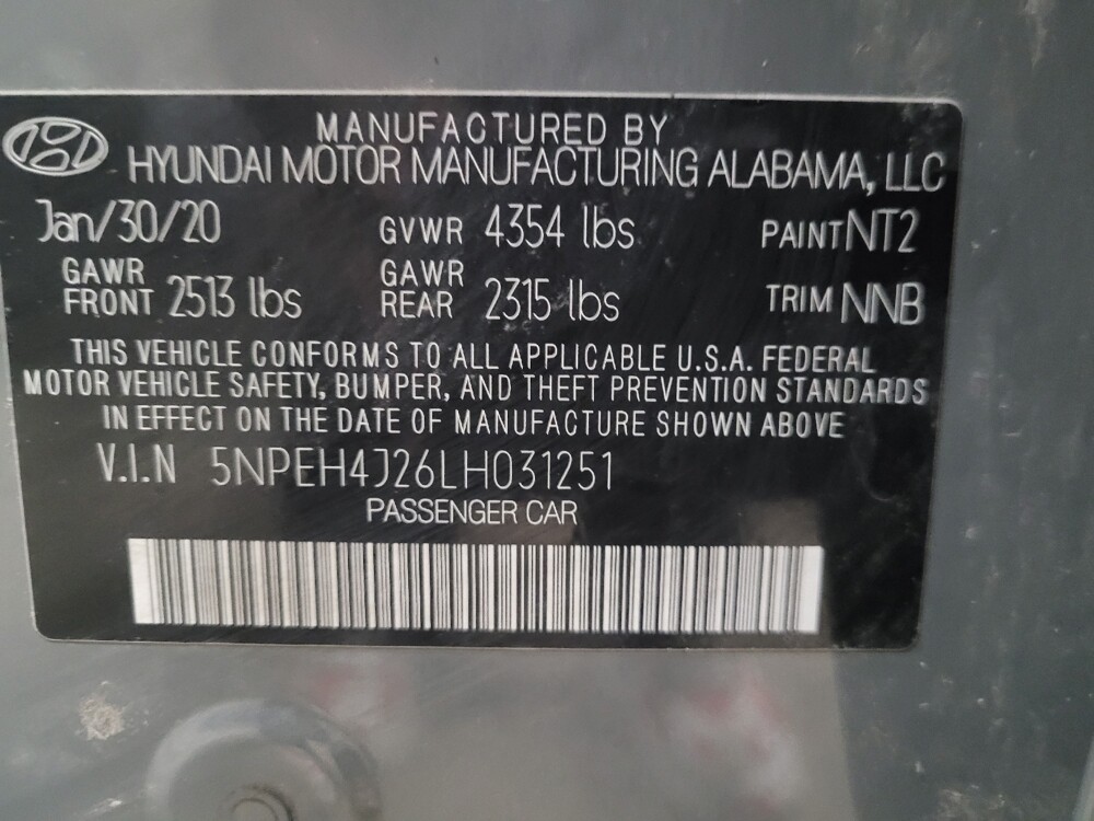 2020 Hyundai Sonata in Newport News, VA 23601 - 18132418 33