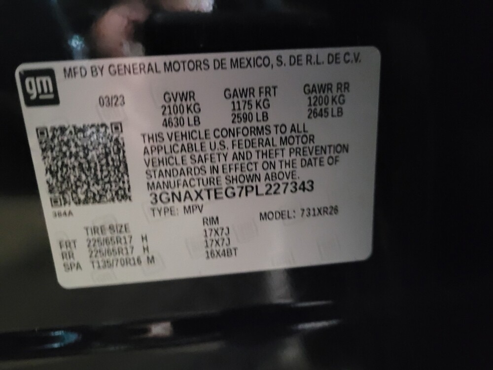 2023 Chevrolet Equinox in Glen Burnie, MD 21061 - 18132437 33