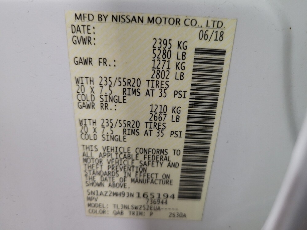 2018 Nissan Murano in New Castle, DE 19720 - 18132440 33