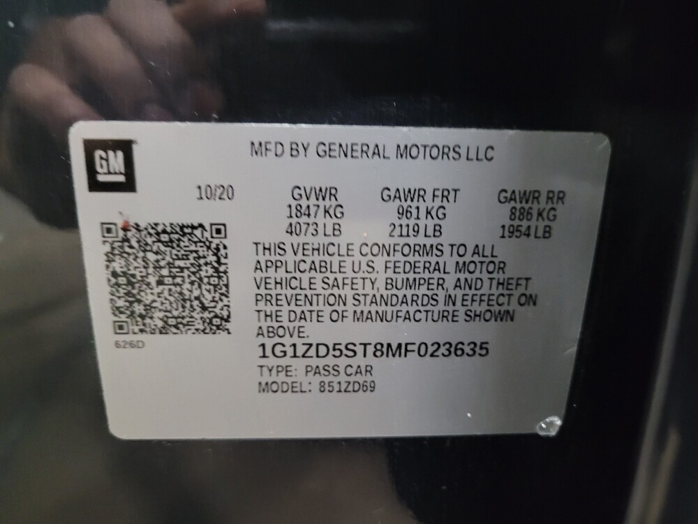 2021 Chevrolet Malibu in New Castle, DE 19720 - 18132444 33