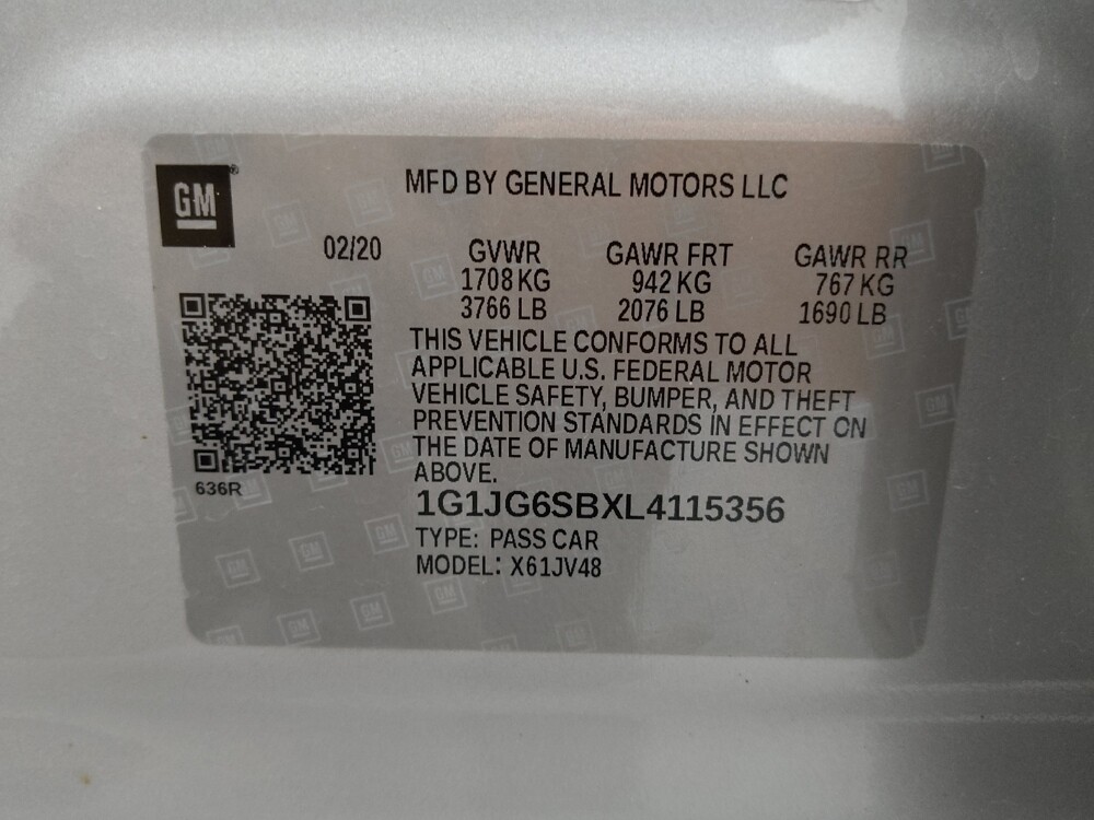 2020 Chevrolet Sonic in Gladstone, MO 64118 - 18132457 33