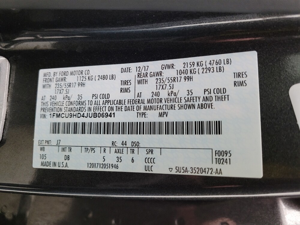 2018 Ford Escape in Taylor, MI 48180 - 18132477 33