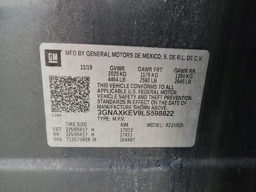 2020 Chevrolet Equinox in Grand Rapids, MI 49508 - 18132480 33