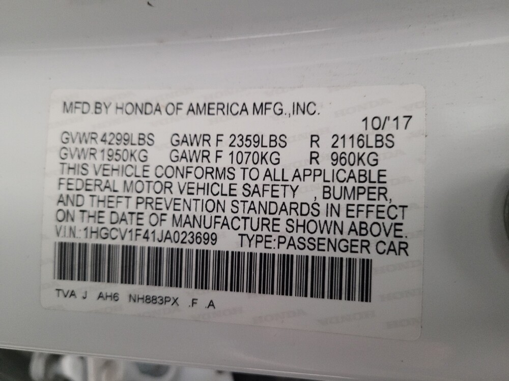 2018 Honda Accord in Montclair, CA 91763 - 18132561 33