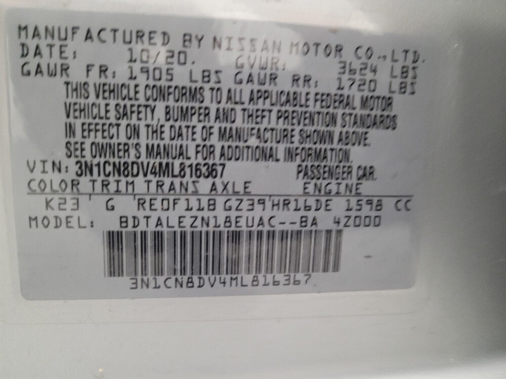 2021 Nissan Versa in Fresno, CA 93726 - 18132565 33