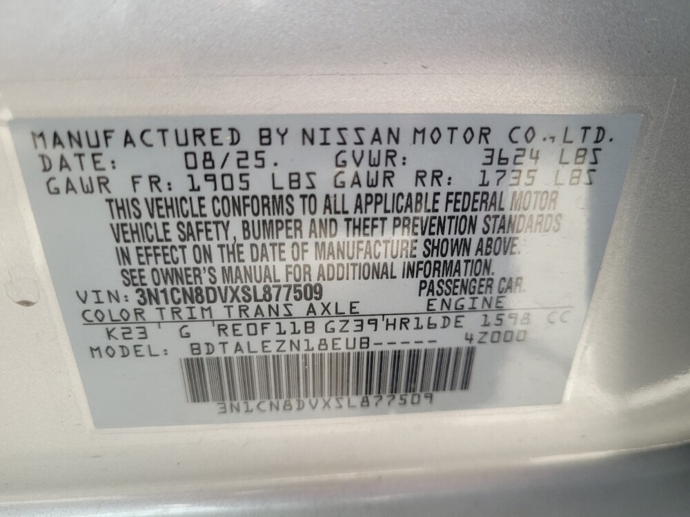 2025 Nissan Versa in Albany, GA 31705 - 18132572 33