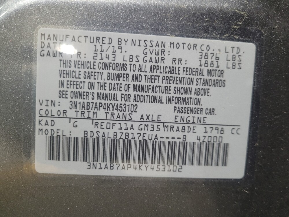 2019 Nissan Sentra in Marietta, GA 30062 - 18132583 33