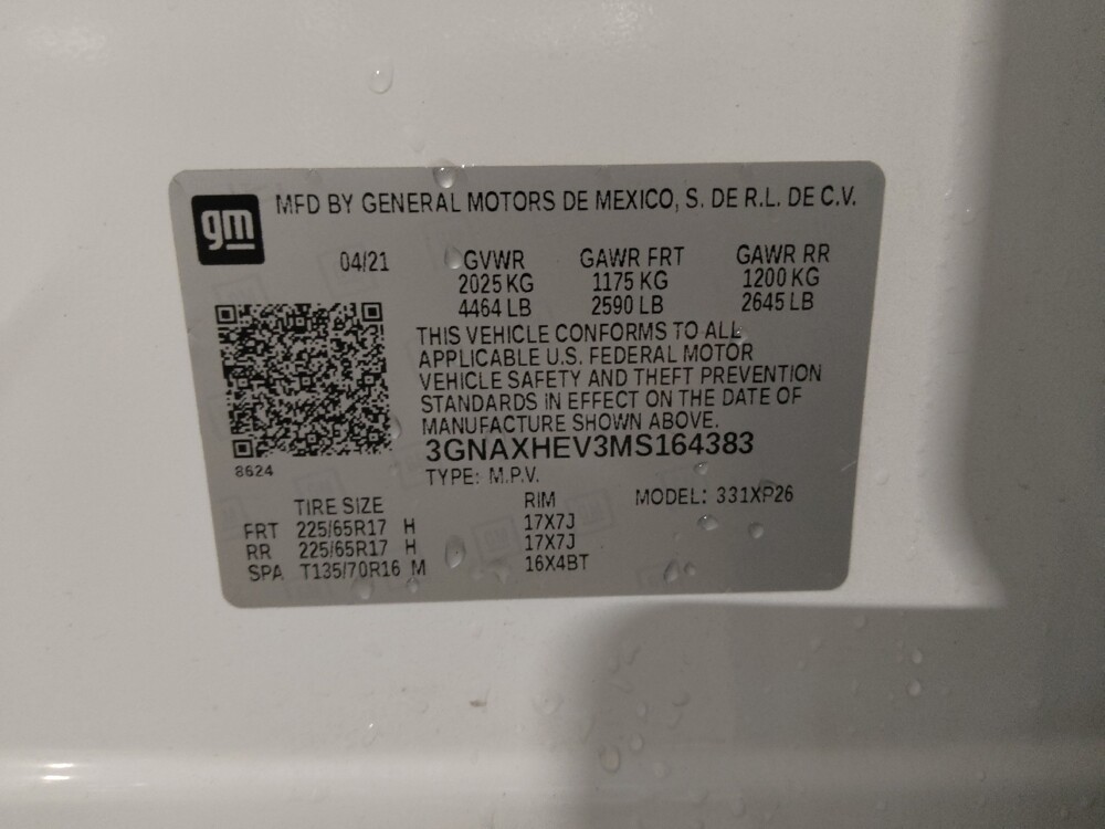 2021 Chevrolet Equinox in Live Oak, TX 78233 - 18132588 33