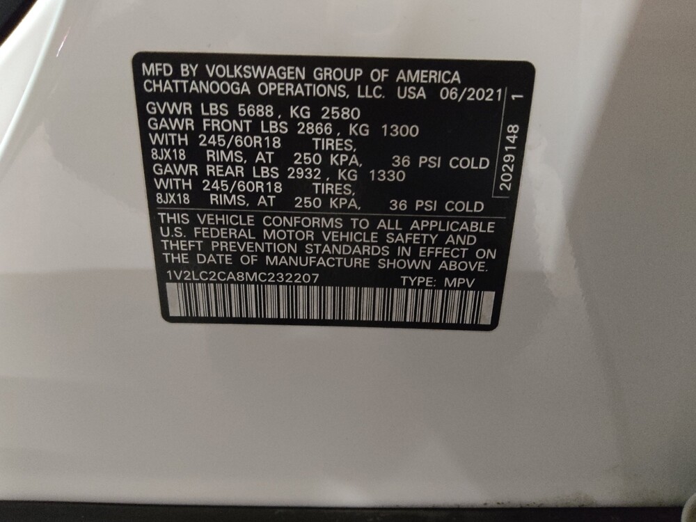 2021 Volkswagen Atlas in Oklahoma City, OK 73139 - 18132589 33