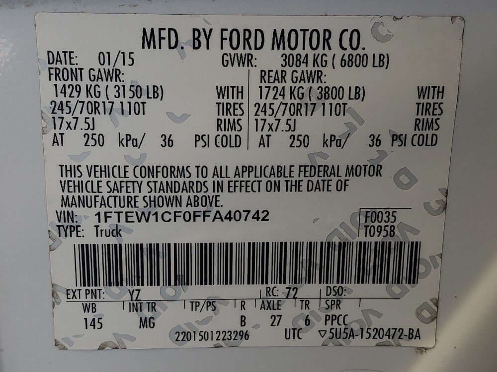 2015 Ford F150 in Tyler, TX 75701 - 18132590 33