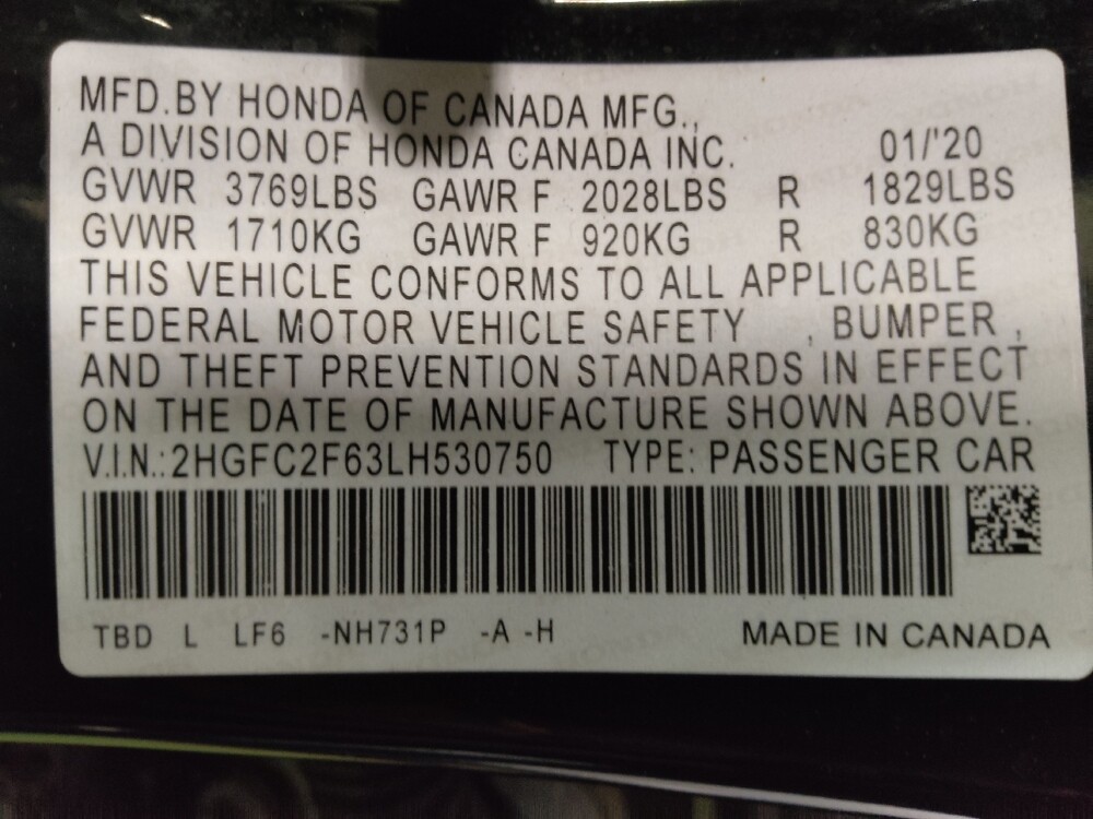 2020 Honda Civic in El Paso, TX 79907 - 18132595 33