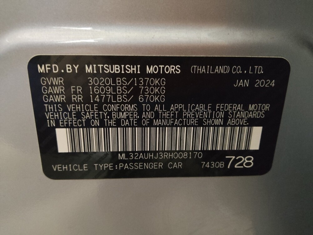 2024 Mitsubishi Mirage in El Paso, TX 79907 - 18132606 33