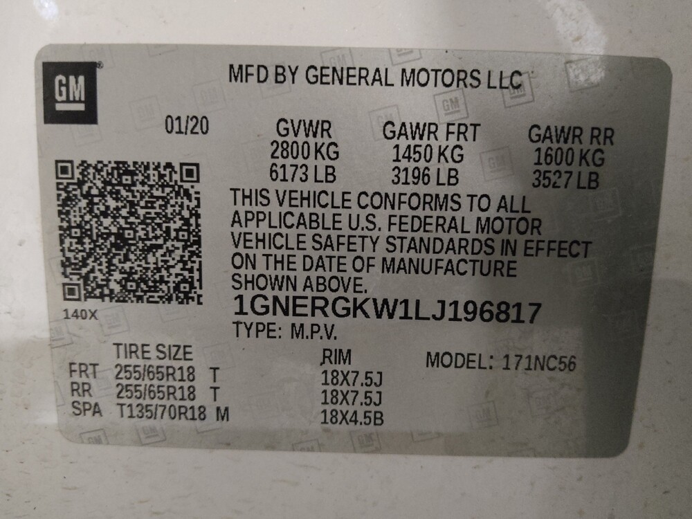 2020 Chevrolet Traverse in Fort Worth, TX 76116 - 18132612 33