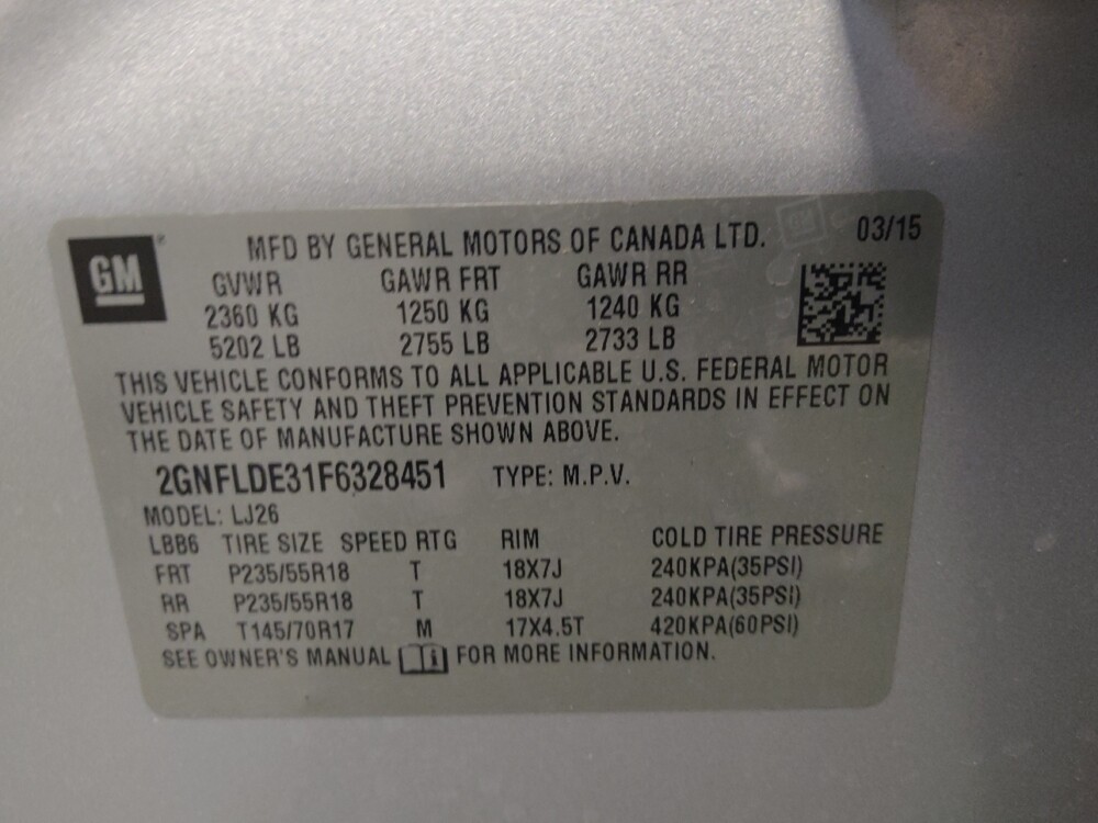 2015 Chevrolet Equinox in Glendale, AZ 85301 - 18132619 33