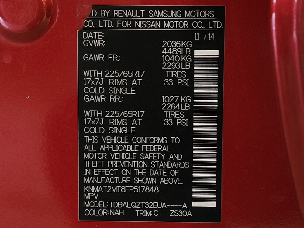 2015 Nissan Rogue in Jackson, MS 39211 - 18132624 33