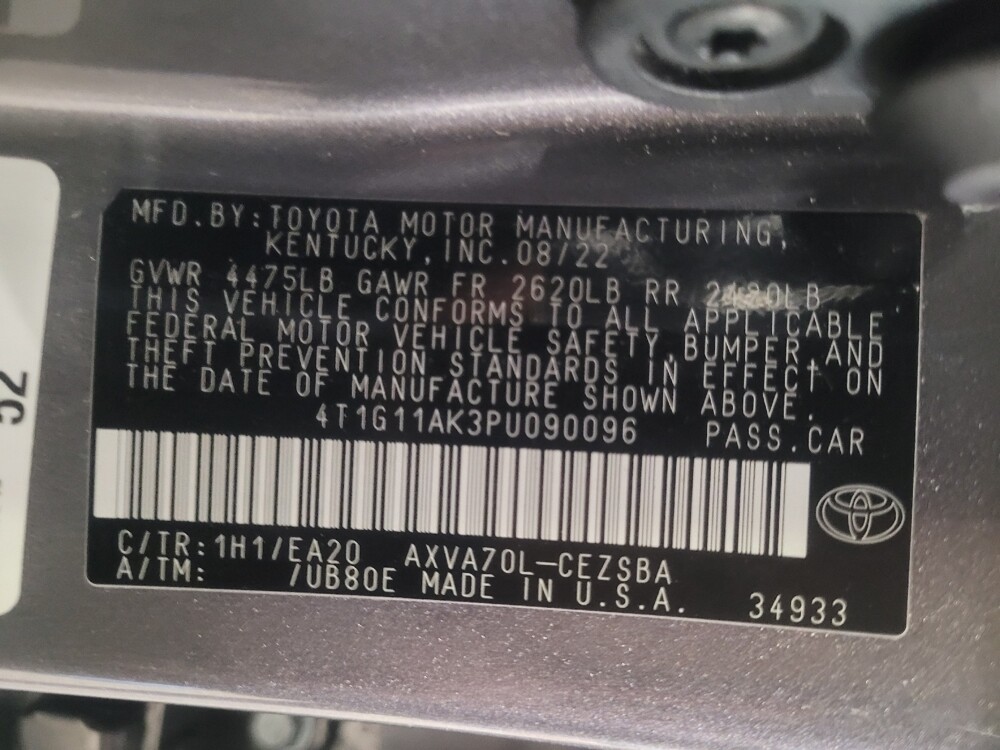 2023 Toyota Camry in Lakeland, FL 33815 - 18132634 33