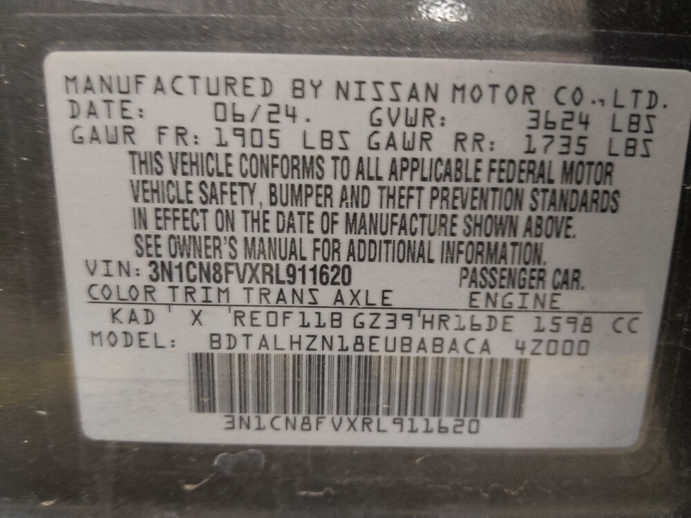 2024 Nissan Versa in Tampa, FL 33612 - 18132635 33