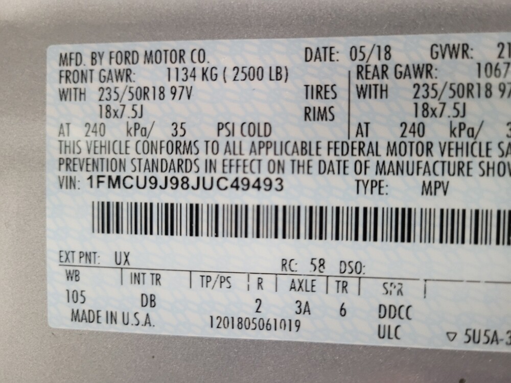 2018 Ford Escape in Reno, NV 89502 - 18132636 33