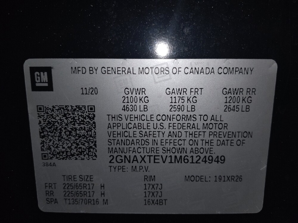 2021 Chevrolet Equinox in Pensacola, FL 32505 - 18132658 33