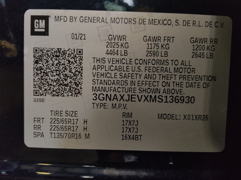 2021 Chevrolet Equinox in Augusta, GA 30907 - 18132663 33