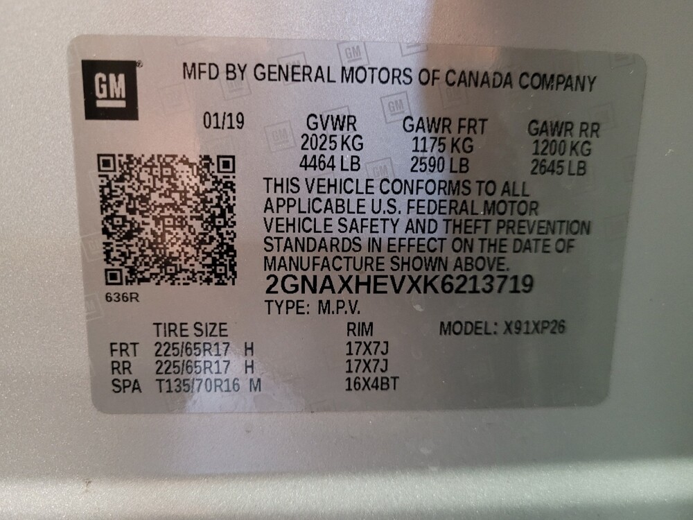 2019 Chevrolet Equinox in Jacksonville, FL 32210 - 18132664 33