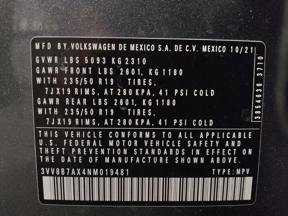 2022 Volkswagen Tiguan in Baton Rouge, LA 70816 - 18132688 33