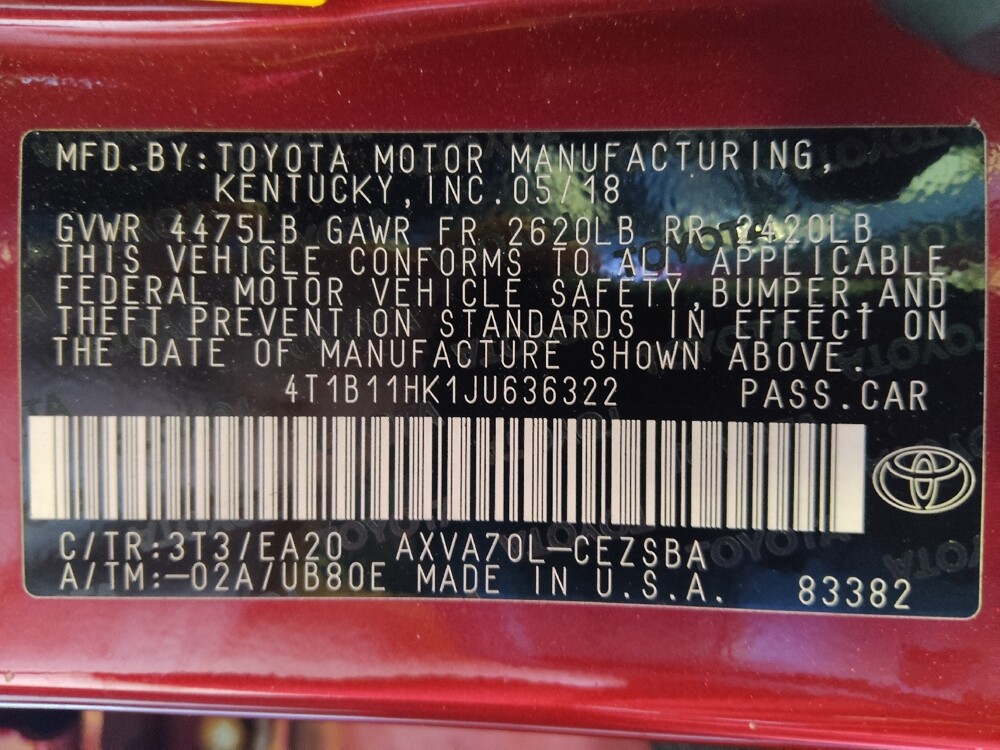 2018 Toyota Camry in Metairie, LA 70006 - 18132697 33
