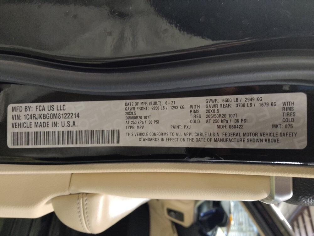 2021 Jeep Grand Cherokee L in Arlington, TX 76011 - 18132710 33