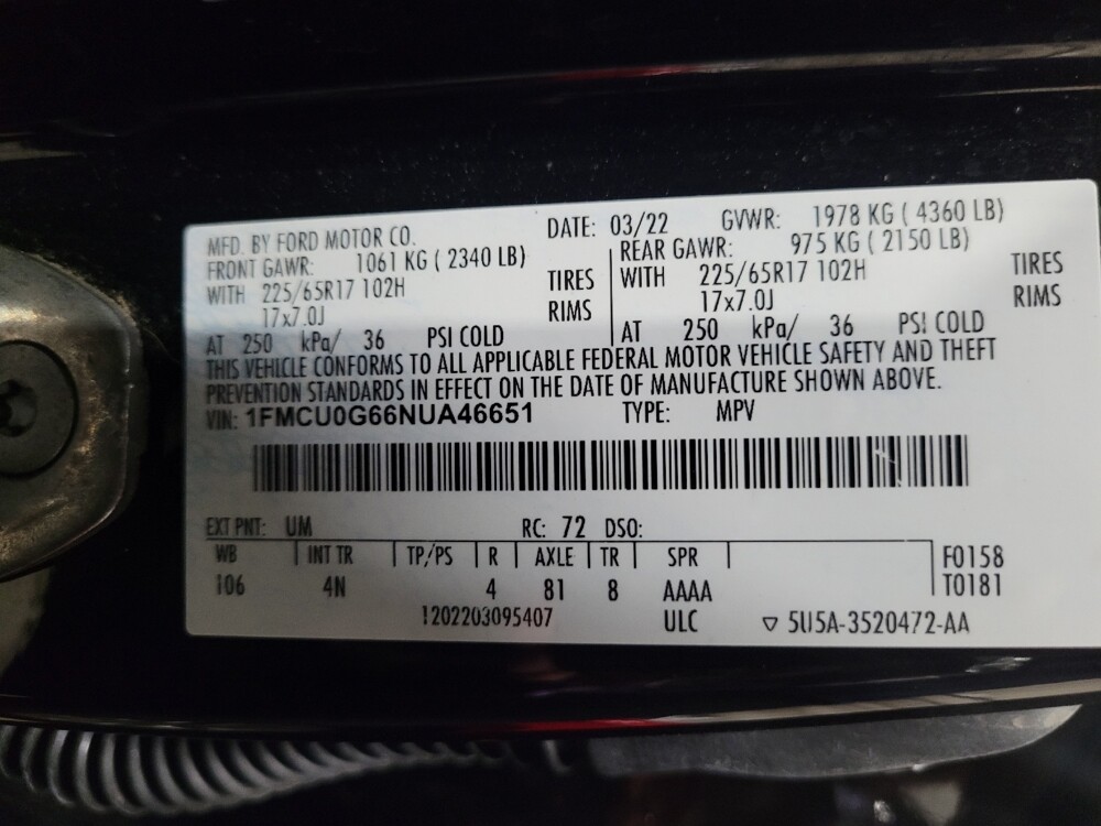 2022 Ford Escape in Richmond, VA 23235 - 18132726 33