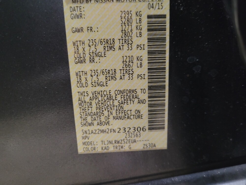 2015 Nissan Murano in Temple Hills, MD 20746 - 18132735 33