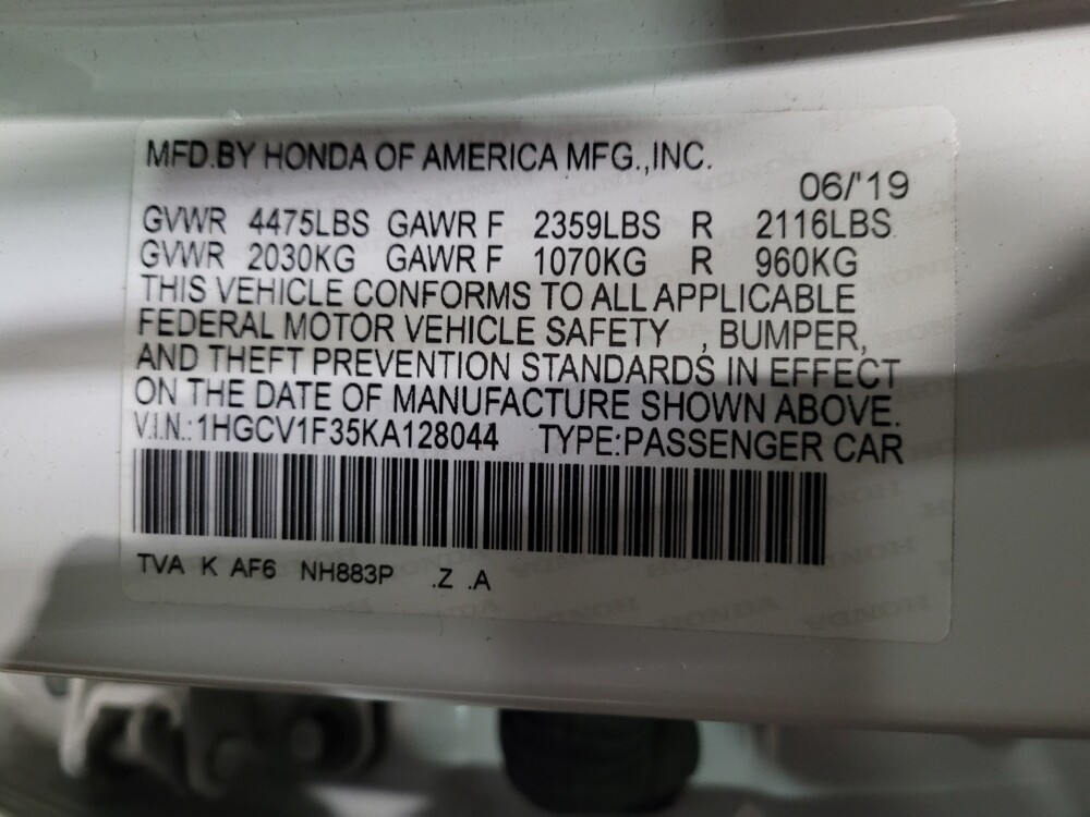 2019 Honda Accord in Pittsburgh, PA 15236 - 18132740 33