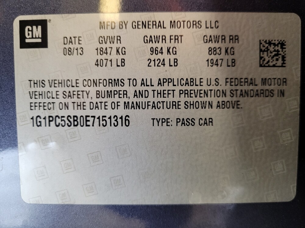 2014 Chevrolet Cruze in Sanford, FL 32773 - 18132745 33