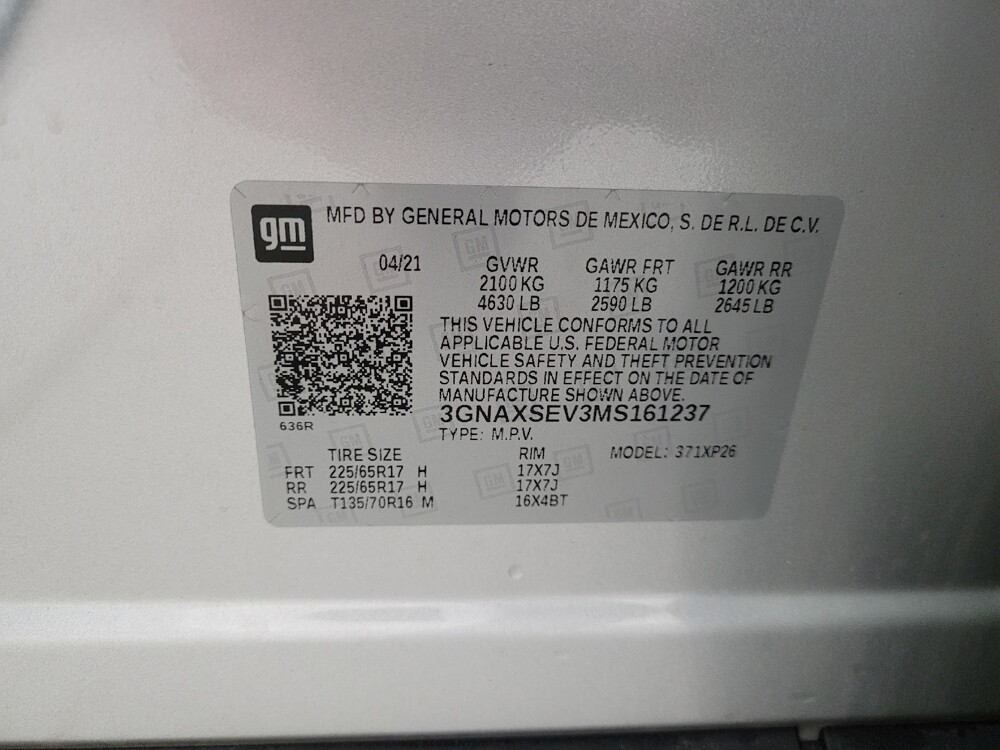 2021 Chevrolet Equinox in Taylor, MI 48180 - 18132774 33