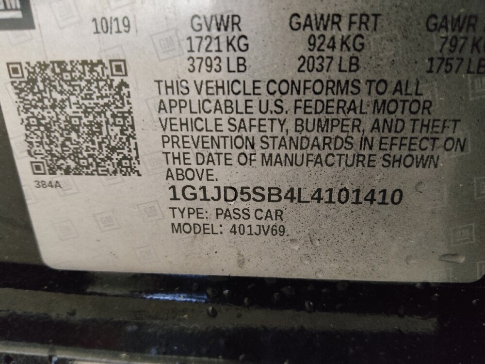 2020 Chevrolet Sonic in Marietta, GA 30062 - 18132789 33