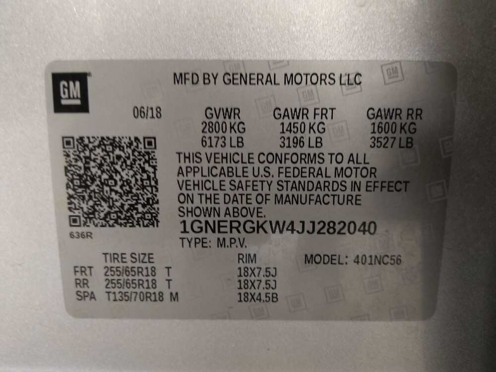 2018 Chevrolet Traverse in Athens, GA 30606 - 18132796 33