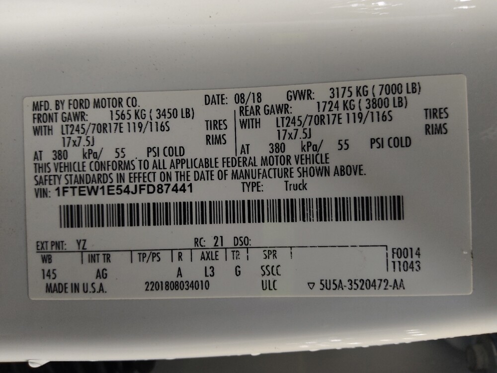 2018 Ford F150 in Bradenton, FL 34207 - 18132838 33